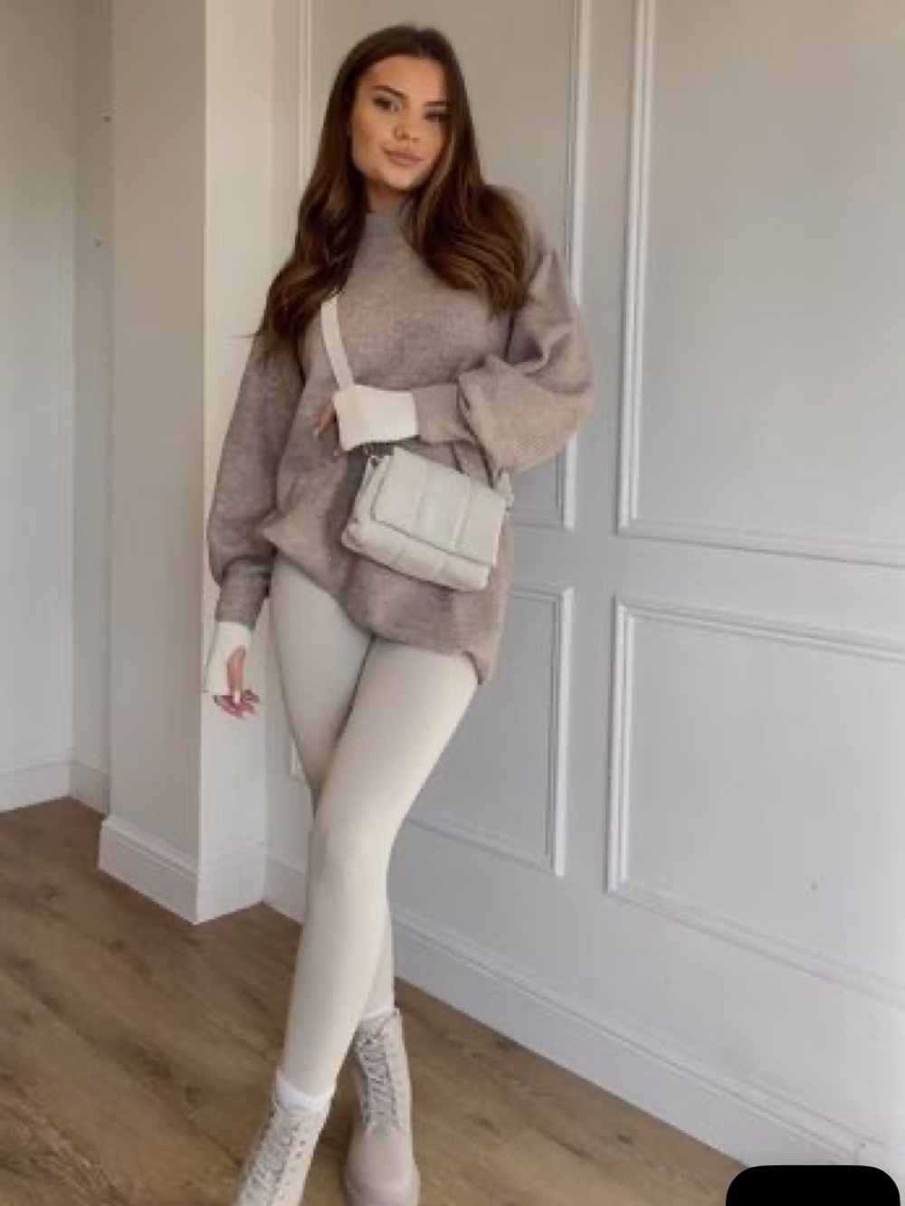 H&M Basics light Taupe Leggings
